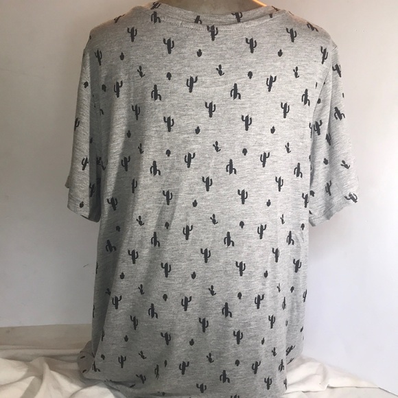 “JUSTIFY” Cactus Print Ladies T Shirt . - Picture 4 of 8